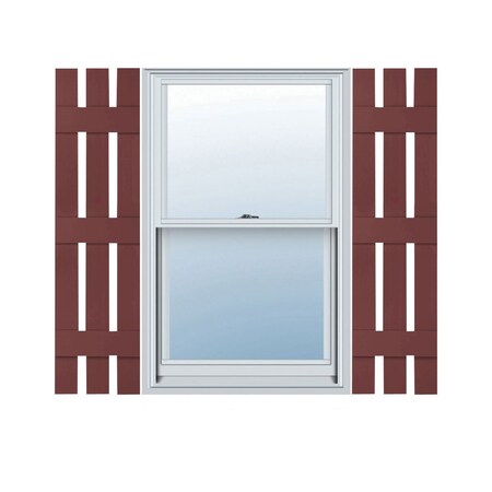 Ekena Millwork Builders Edge, TailorMade Three Board Spaced (3 Batten), Board-n-Batten Shutters, BES3120058078, PR BES3120058078